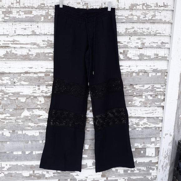 🌟 Guess lace panel pants size small - Picture 1 of 5